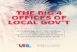 THE BIG 4 OFFICES OF LOCAL GOV’T · PDF fileTHE BIG 4 OFFICES OF LOCAL GOV’T. ... Stories of Women Leaders in VRL Nation 5. VoteRunLead Web Clinics 6. ... • Establish tax rates
