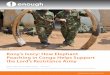 Kony’s Ivory: How Elephant Poaching in Congo Helps · PDF fileKony’s Ivory: How Elephant Poaching in Congo Helps Support . the Lord’s Resistance Army . ... Task Force, or AU-RTF,