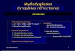 Myélodysplasies Cytopénies réfractairesdr.piechnik.free.fr/site_original/doc/besancon/mars_2004/... · AREB / LMMC médiane de survie: 13mois ... des patients évoluant vers une