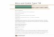 Wire and Cable Type TW -  · PDF fileWire and Cable Type TW ... FONDONORMA (Venezuela). NORVEN 364 (Standard COVENIN 397). Colors Sizes 14 to 8 AWG: ... Wire and Cable Type THW
