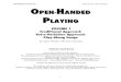OPEN-HANDED PLAYING VOL. I Claus Hessler | Dom · PDF fileSabian, Vic Firth, Evans, Mapex, Shure, and Music Learning Curve ... Various Approaches to Open-Handed Playing 3 1 THE TRADITIONAL