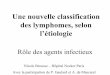 Nouvelle classification des lymphomes - · PDF fileAvec la participation de P. Gaulard et A. de Mascarel. ... Gastrite folliculaire Hélicobacter Pylori (Warthin Starry) CD20. Lymphome