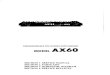 PROGRAMMABLE POLYPHONIC SYNTHESIZER MODEL AXOO …manuals.fdiskc.com/flat/Akai AX-60 Service Manual.pdf · programmable polyphonic synthesizer model axoo ... arpeggio speed control