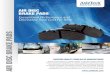 Air Disc Brake Pads Brochure - · PDF fileAIR DISC BRAKE PADS AIR DISC BRAKE PADS AxleTech International is a global supplier of specialty vehicle drivetrain systems, brakes and