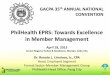 PhilHealth EPRS: Towards Excellence in Member Managementgacpa.com.ph/files/pdf/Philhealth EPRS.pdf · PhilHealth EPRS: Towards Excellence in Member Management April 18, ... employers,