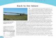 Back to the future - flying- · PDF fileBack to the future he hang glider had only just arrived in the early ‘70s but even then some pilots wanted to launch from flatland sites.The