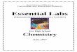 For High School Chemistry - Jack Espinosabiologyclass.net/Chemistry.pdf · Hydrated Crystals ... that you will learn about by carrying out ... • Do not copy the procedures from