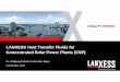 LANXESS Heat Transfer Fluids for Concentrated Solar Power ...advancedindustrialintermediates.de/fileadmin/user_upload/LANXESS... · LANXESS uses stockpoints in Germany, India and