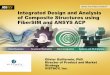 Integrated Design and Analysis of Composite Structures ... Beach... · of Composite Structures using FiberSIM and ANSYS ACP ... CATIA Creo Elements/Pro ... design loop. 9 © 2011