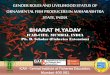 GENDER ROLES AND LIVELIHOOD STATUS OF ORNAMENTAL FISH ... · PDF filegender roles and livelihood status of ornamental fish producers in maharashtra state, india bharat m y. adav icar-cife,