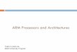 ARM Processors and Architectures - unict.it · PDF fileARM Processors and Architectures ... RISC concept introduced in 1980 at Stanford and Berkeley ... 32-bit processor (v1-v7), 64-bit