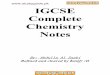 IGCSE Complete Chemistry Noteschemistry-igcse1.weebly.com/uploads/1/3/9/4/13948078/igcse... · IGCSE Complete Chemistry Notes ... non-radioactive. You can know when radioisotopes