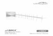 900 MHz 2x2 MIMO Yagi Antenna - Ubiquiti Networks · PDF fileIntroduction Thank you for purchasing the Ubiquiti Networks ™ airMAX 900 MHz 2x2 MIMO Yagi Antennas. This Quick Start