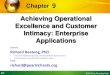 Achieving Operational Excellence and Customer · PDF file9.1 © 2010 by Prentice Hall Chapter 9 Achieving Operational Excellence and Customer Intimacy: Enterprise Applications Lecturer:
