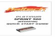 PLATINUM - Pac · PDF fileAppendix PLATINUM SPRINT 500 Quick Start Guide Congratulations on purchasing a Haltech Engine Management System. This fully programmable product opens the