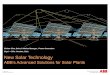 Cigré Chile. October, 2012. New Solar · PDF fileConcentrating Solar Power Technology. Turnkey ABB solution (EPC), with ABB technology. 22 years in the CSP business. One third of