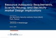 Resource Adequacy Requirements, Scarcity Pricing, and ... · PDF fileResource Adequacy Requirements, Scarcity Pricing, and Electricity ... offer cap unlikely) ... DR bids in day-ahead