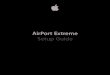 AirPort Extreme Setup Guide - B&H Photo Video · PDF fileAirPort Extreme Setup Guide. 3 ... 14 Chapter 2 AirPort﻿Extreme﻿Networks Using﻿the﻿AirPort﻿Extreme﻿with﻿a﻿Broadband﻿Internet﻿Service