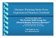 Disaster Planning Items Even Experienced Planners … Planning - Items overlooked.pdf · Disaster Planning Items Even Experienced Planners Overlook Steven Lewis, Ph.D., CISA The Systems