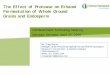 The Effect of Protease on Ethanol Fermentation of Whole ... · PDF fileThe Effect of Protease on Ethanol Fermentation of Whole Ground Grains and Endosperm 2nd Bioethanol Technology