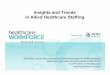 Insights and Trends in Allied Healthcare Staffing · PDF fileInsights and Trends in Allied Healthcare Staffing Sponsored by: Jeff Decker, Senior Vice President and General Manager