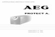 Manual for PROTECT A.500/700 (EN) - aegps.com · PDF filePROTECT A. 700, all referred to as PROTECT A. in ... internet line cable to the “Out” socket at the back of the PROTECT