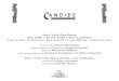 CANDIDE - New World · PDF fileveterans Oliver Smith and Irene Sharaff.This group was inca- ... Candide,however,the score deserved attention ... Broadway and Opera House versions,the