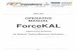 OPERATIVE MANUAL ForceKAL - AEP  · PDF file41126 Cognento (MODENA) Italy Via Bottego 33/A Tel: +39-(0)59 346441 Internet:   E-mail: aep@aep.it
