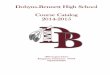 Dobyns-Bennett High School Course Catalog 2014-2015 · PDF file1 Assurance Statement: Kingsport City Schools does not discriminate on the basis of race, color, national origin, religion,