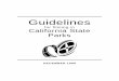 for filming in California State Parks · PDF fileThe mission of California State Parks is to provide for the health, inspiration and education of the people of California by helping