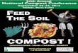 FEED THE SOIL - Conseil canadien du  · PDF fileFeed the Soil Compost TUESDAY SEPTEMBER 23rd CONFERENCE PRESENTATIONS & TRADE SHOW A series of plenary and concurrent sessions