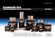 Patented PED - · PDF fileFounded in 1958, DADCO is the highest volume producer of gas springs for press tools. DADCO’s products are ... UX.2600 / UX.2600V 75 mm (2.953˝ ) 24 kN