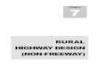 RURAL HIGHWAY DESIGN (NON-FREEWAY) - State of · PDF fileODOT Highway Design Manual Rural Highway Design (Non-Freeway) § 7.1 - Introduction 7-1 7.1 INTRODUCTION THIS CHAPTER PROVIDES