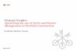 Strategic Insights: Optimizing the use of Active and ... · PDF fileStrategic Insights: Optimizing the use of Active and Passive Management in Portfolio Construction ... Avoid a traditional