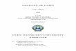 FACULTY OF LAWS - Guru Nanak Dev Universitygndu.ac.in/syllabus/201617/LAWS/LLM ONE YEAR COURSE... · FACULTY OF LAWS SYLLABUS FOR LLM (O NE ... LAL708 Law of Guardianship and Adoption