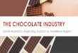 THE CHOCOLATE INDUSTRY - courses.cit.cornell.edu | … presentations... · AEM 4550 FINAL PROJECT AGENDA INTRODUCTION & HISTORY Setting the scene for the chocolate industry INDUSTRY