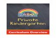 Private Kindergarten - Rainbow Child Care Centers · PDF fileKindergarten Objectives: Language Common Core Standard No. Objective Lesson Conventions of Standard English L.K.1 • Recognize