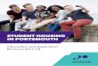 STUDENT HOUSING IN PORTSMOUTH - University of ... OF... HELPING YOU FIND ACCOMMODATION 3 Our Student Housing team is available to help you through the process of securing your accommodation