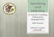Speaking and Listening - Classrooms in Action - Level 3 ... Review the Speaking and Listening Anchor and Grade Level Standards Identify classroom strategies and resources that engage