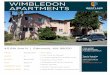 WIMBLEDON APARTMENTS - · PDF filewimbledon apartments price$1,500,000 units4 $/unit $375,000 $/sf $283.77 current cap 2.96% current grm 23.13. travis kannier principal | broker 206.505