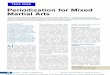 Periodization for Mixed Martial Arts - National Strength ... · PDF filePeriodization for Mixed Martial Arts Lachlan P. James, MExercSc, MSportCoach,1,2 Vincent G. Kelly, BSc (Hons),1,3