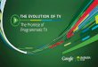 3 The Promise of Programmatic TV - · PDF filemobile devices, and connected TVs ... and formats? This is the promise of programmatic. At a more detailed level, ... The promise of programmatic