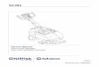 Service Manual - Floor Scrubber Dryer | Sweeper | Vacuum ... · PDF fileService Manual. Advance SC351, ... Vacuum system motor Rear wheels ... Scrubbing and drying program: Brush activation