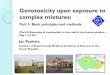 Genotoxicity upon exposure to complex mixturestoxilatin.com/site/wp-content/uploads/2014/07/... ·  · 2014-07-29Genotoxicity upon exposure to complex mixtures: ... and 15-series),
