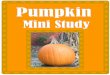 Mini Study - CurrClickwatermark.currclick.com/pdf_previews/43139-sample.pdfPumpkin Mini Study ... The Skin and Ribs The thin, shiny, orange outer layer of ... the nut inside that will