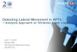 Detecting Lateral Movement in APTs - FIRST Lateral Movement in APTs ～Analysis Approach on Windows Event Logs~ June 17, 2016 Shingo ABE ICS security Response Group JPCERT/CC