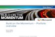 Build on the Momentum Portfolio overview - focus- · PDF fileThe Microsemi SyncServer S600/S650 Industry Leading Security, Accuracy, Reliability and Flexibility Security Accuracy Flexibility