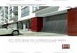 ET 500 door for collective garages - The Garage Door · PDF fileET 500 door for collective garages Robust, ... 6 Overall length of SupraMatic H ... Using the menu on the perfectly