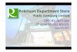 Robinson Department Store - listed companyrobins.listedcompany.com/misc/presentations/Oppday_Q211.pdf · ROBINSON DEPARTMENT STORE PUBLIC COMPANY LIMITED Page ... Scale up some marketing
