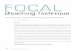 Bleaching Technique - Dental CE Courses Professionals/jCD/Vol... · This study introduces the “focal bleaching technique” ... hazards of the application of the bleaching gel on